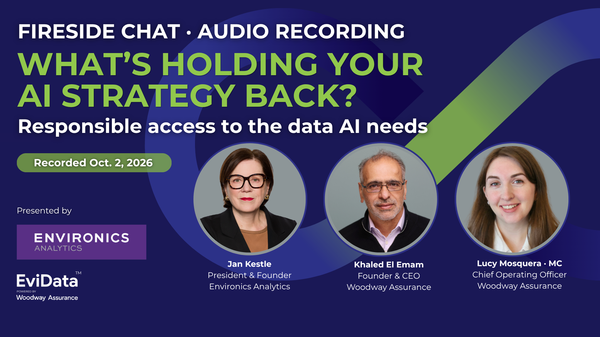 (Audio replay now available) Fireside chat: Responsible access to the data AI needs